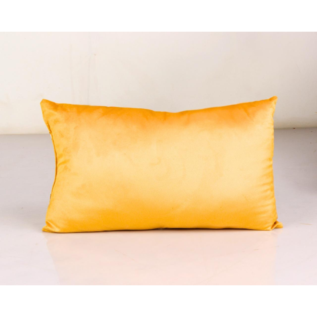 Orka Holland Velvet Fabric Cushion Gold Foil, Houndstooth
